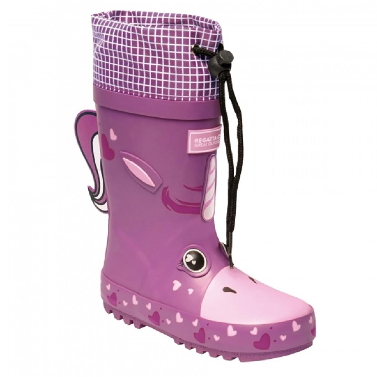 Image of Mudplay Dinosaurier Gummistiefel Unisex Lila 24