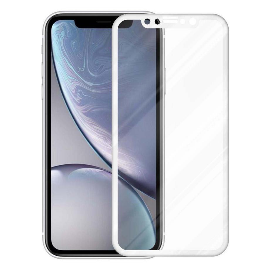 Cadorabo  Plein écran Film de protection compatible avec Apple iPhone XR - Verre de protection d'écran durci (Tempered) d'une dureté de 9H avec 3D Touch 