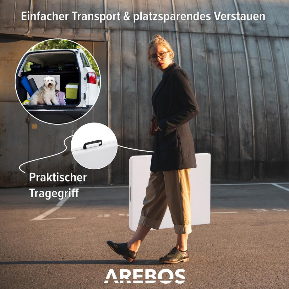 Arebos Tavolo pieghevole Tavolo buffet Tavolo da giardino Tavolo da pranzo Pieghevole  