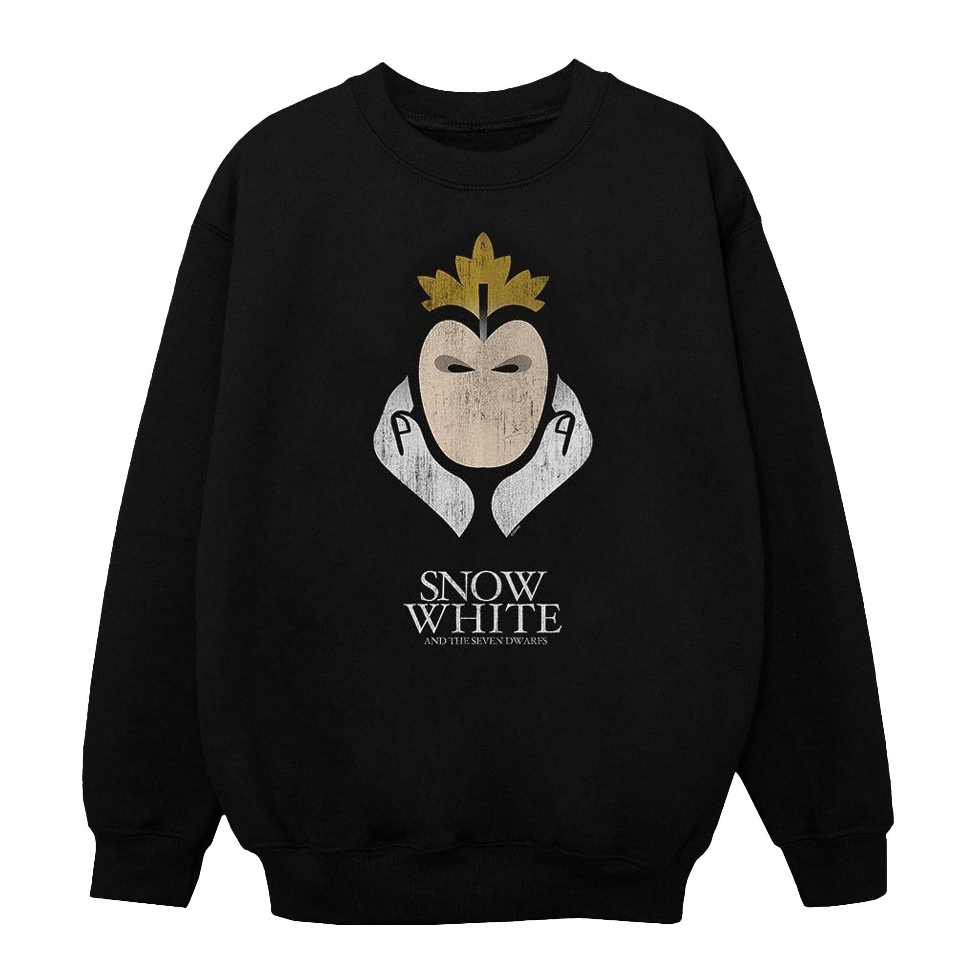 Image of Snow White Hidden Illusion Sweatshirt Unisex Schwarz 152-158
