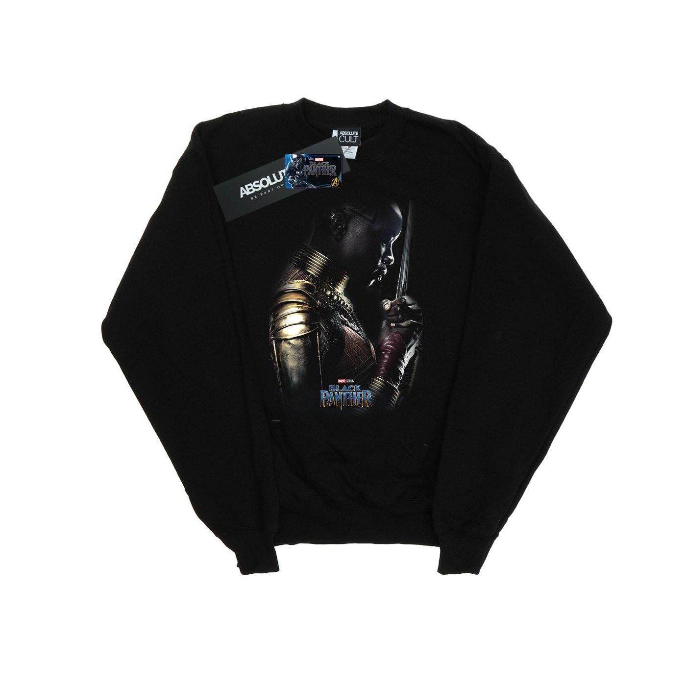 Image of Black Panther Okoye Poster Sweatshirt Mädchen Schwarz 140/146