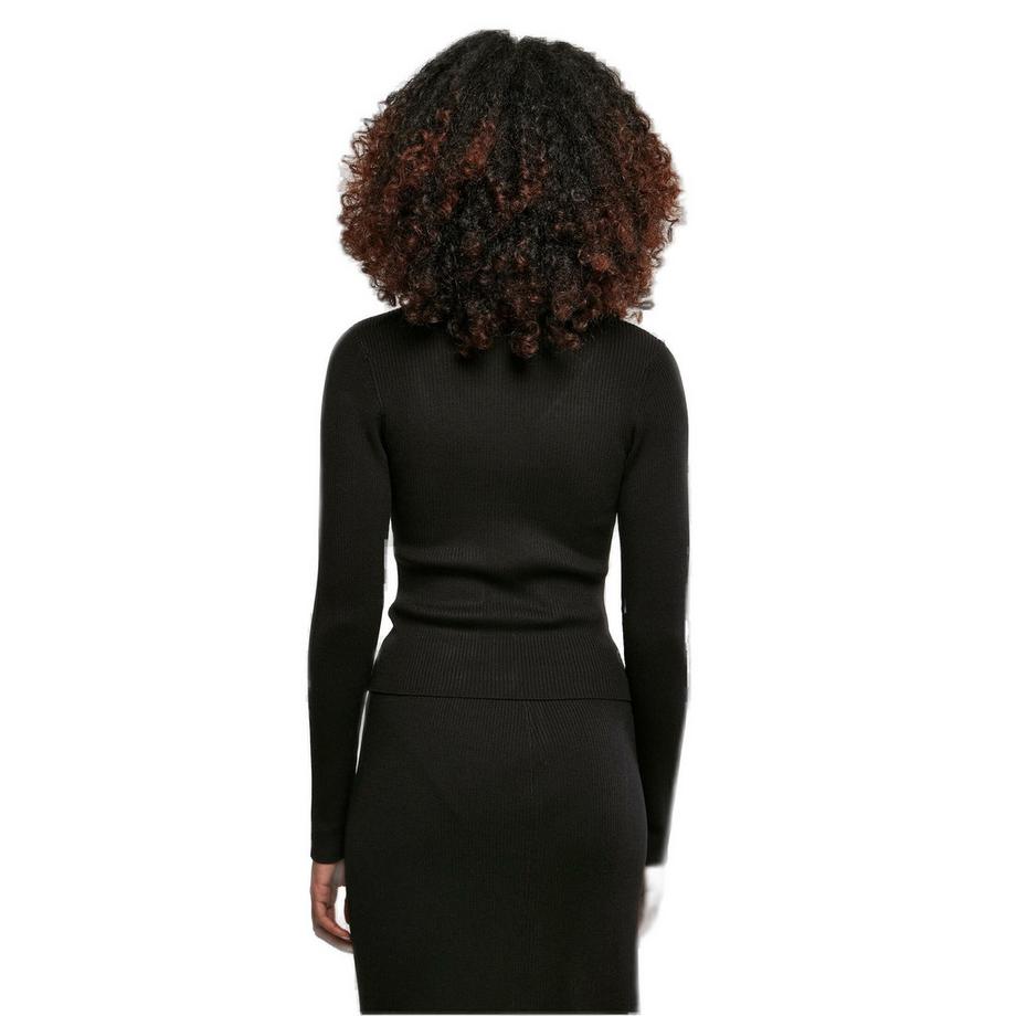 URBAN CLASSICS Cardigan Corto a Maglia a Coste Donna  
