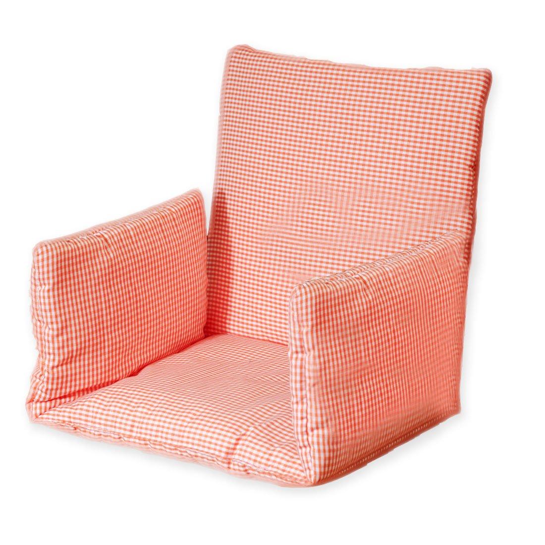 PAPATE Coussin de Chaise Haute en Coton Bio Vichy  