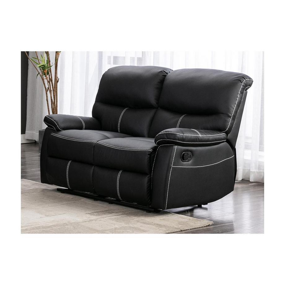 Vente-unique Relaxgarnitur elektrisch 3+2 Sitzer Kunstleder CANBY  
