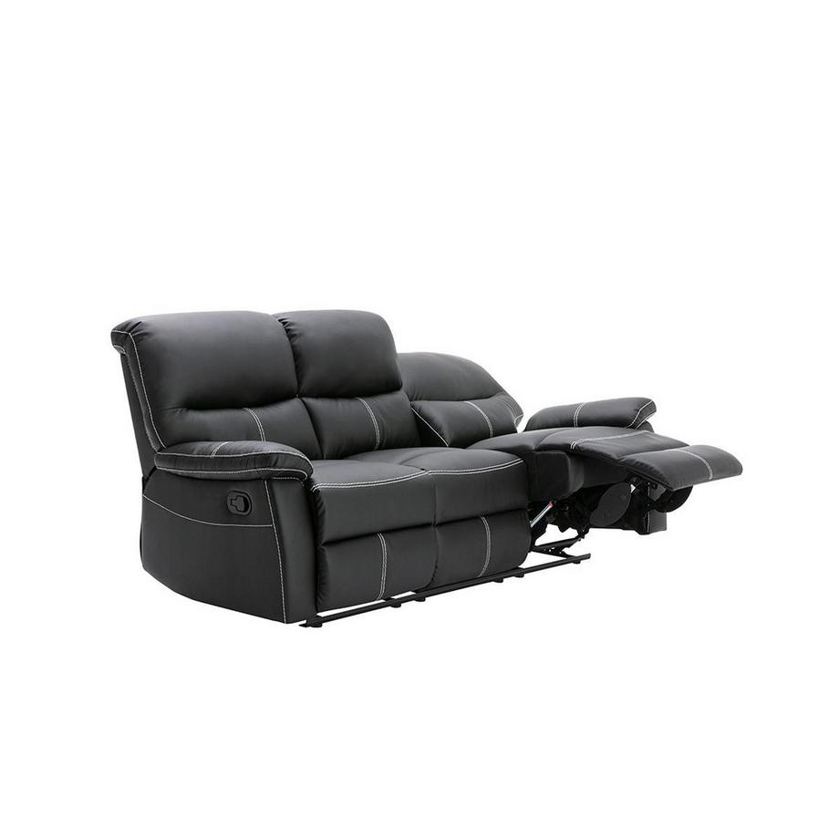 Vente-unique Relaxgarnitur elektrisch 3+2 Sitzer Kunstleder CANBY  