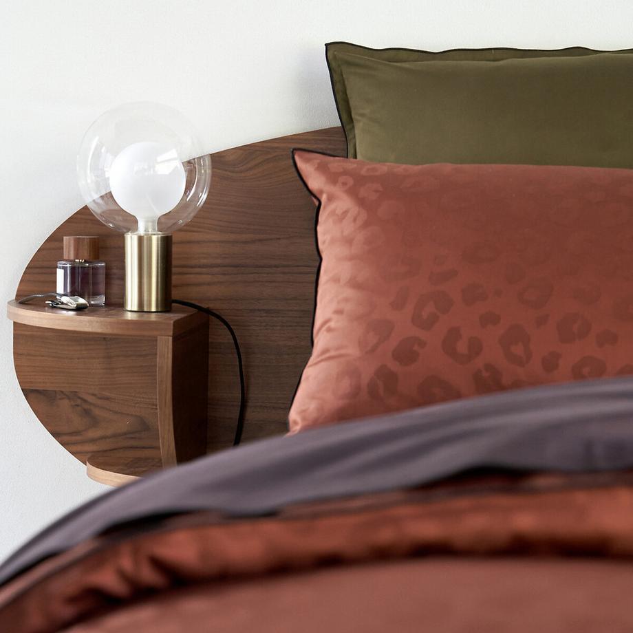 La Redoute Intérieurs Thelma Kissenbezug mit Leopardenmuster  