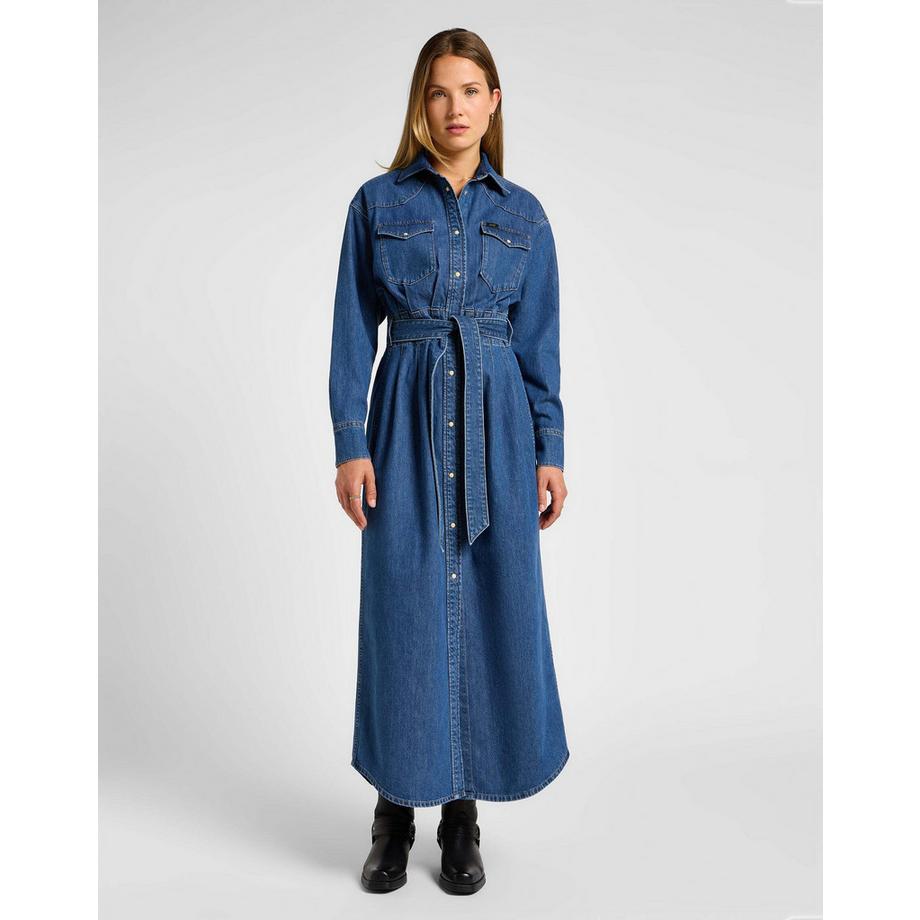 Jeanskleid Belted Western Dress