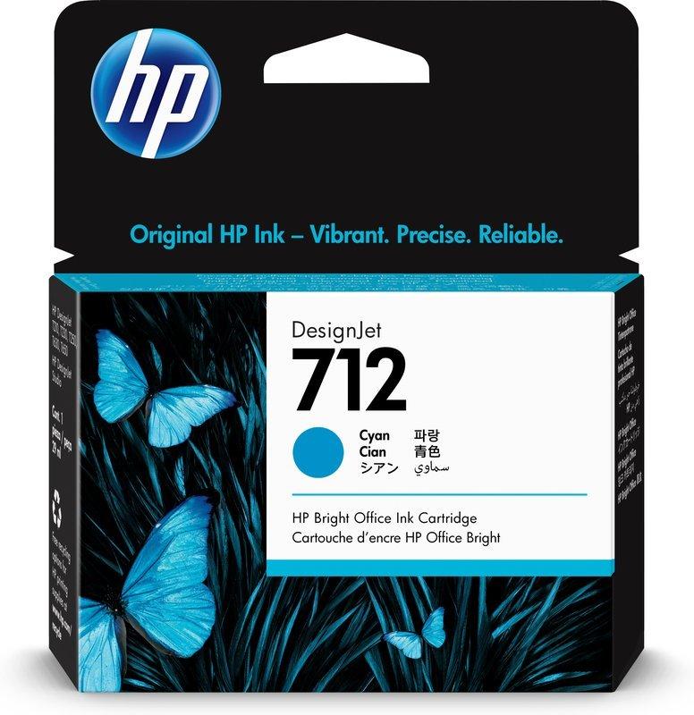 Hewlett-Packard  HP Tintenpatrone 712 cyan 3ED67A DesignJet T230/250/630 29ml 