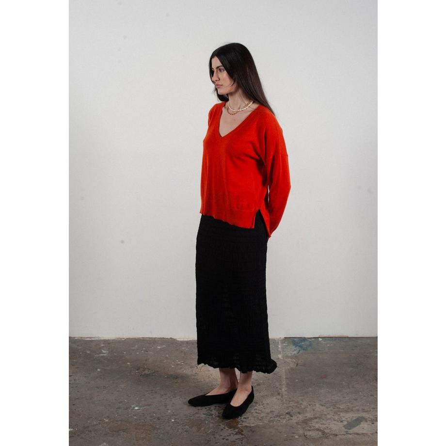 Studio Cashmere8 Oversize V-Ausschnitt Pullover  