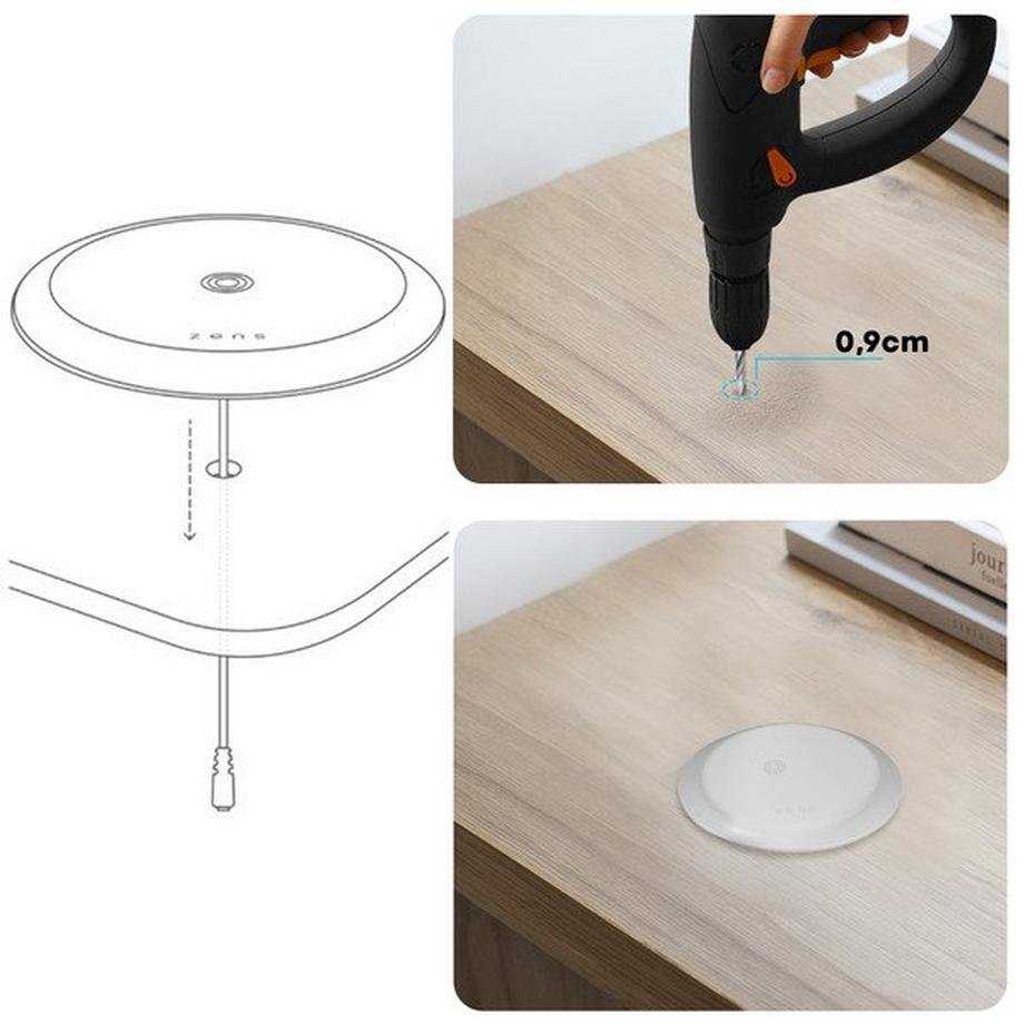 Zens  Caricatore Qi 15W Zens Puk'n Play 