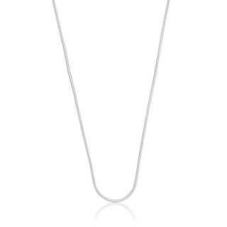 MUAU Schmuck  Collier Schlange Weissgold 750, 1.2mm, 55cm 