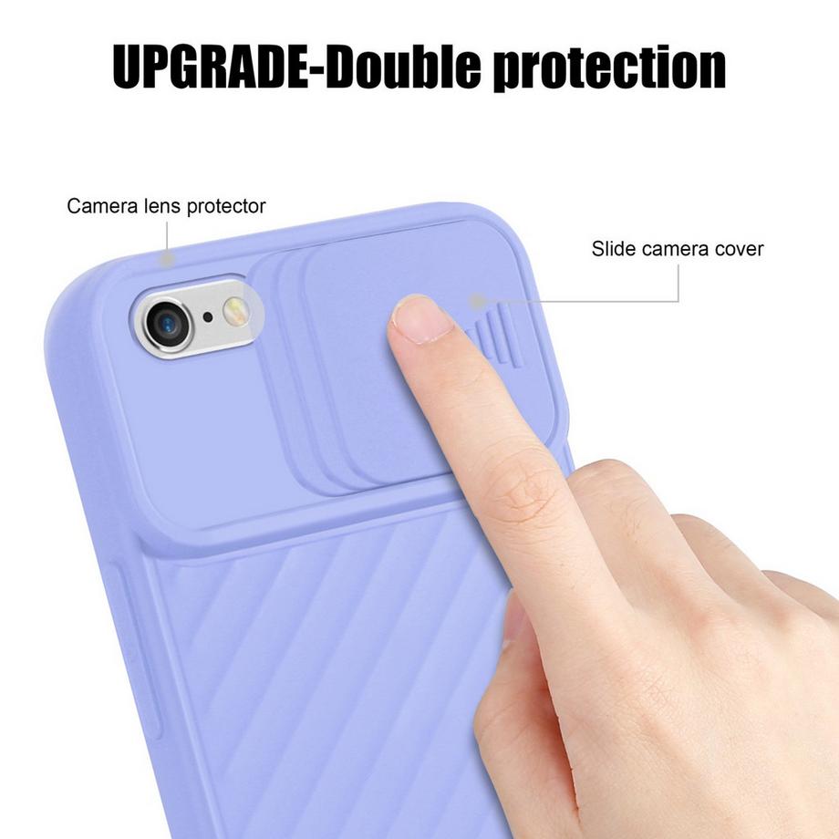 Cadorabo  Hülle für Apple iPhone 6  6S TPU Silikon und Kameraschutz 