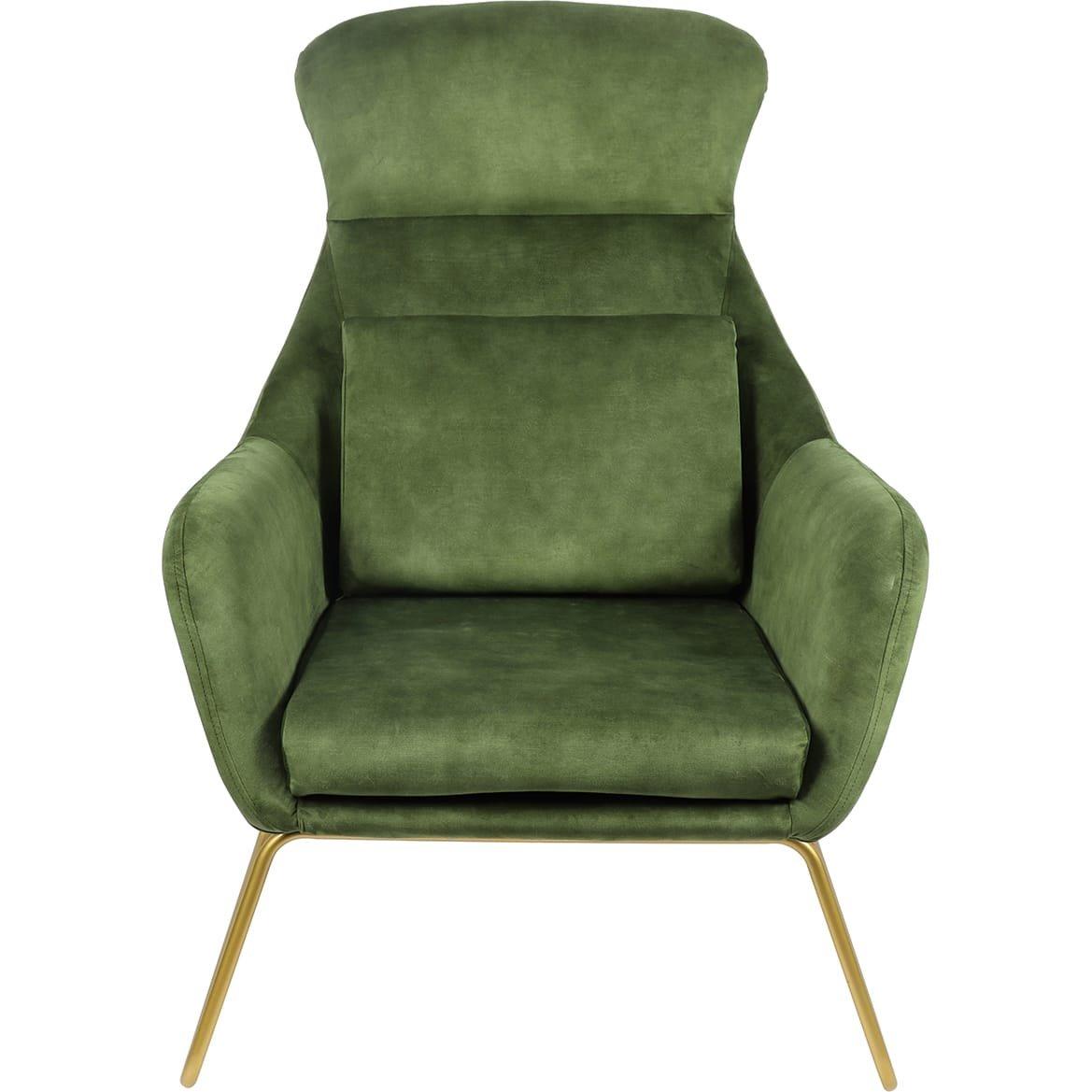 mutoni Fauteuil relax velours velours vert  