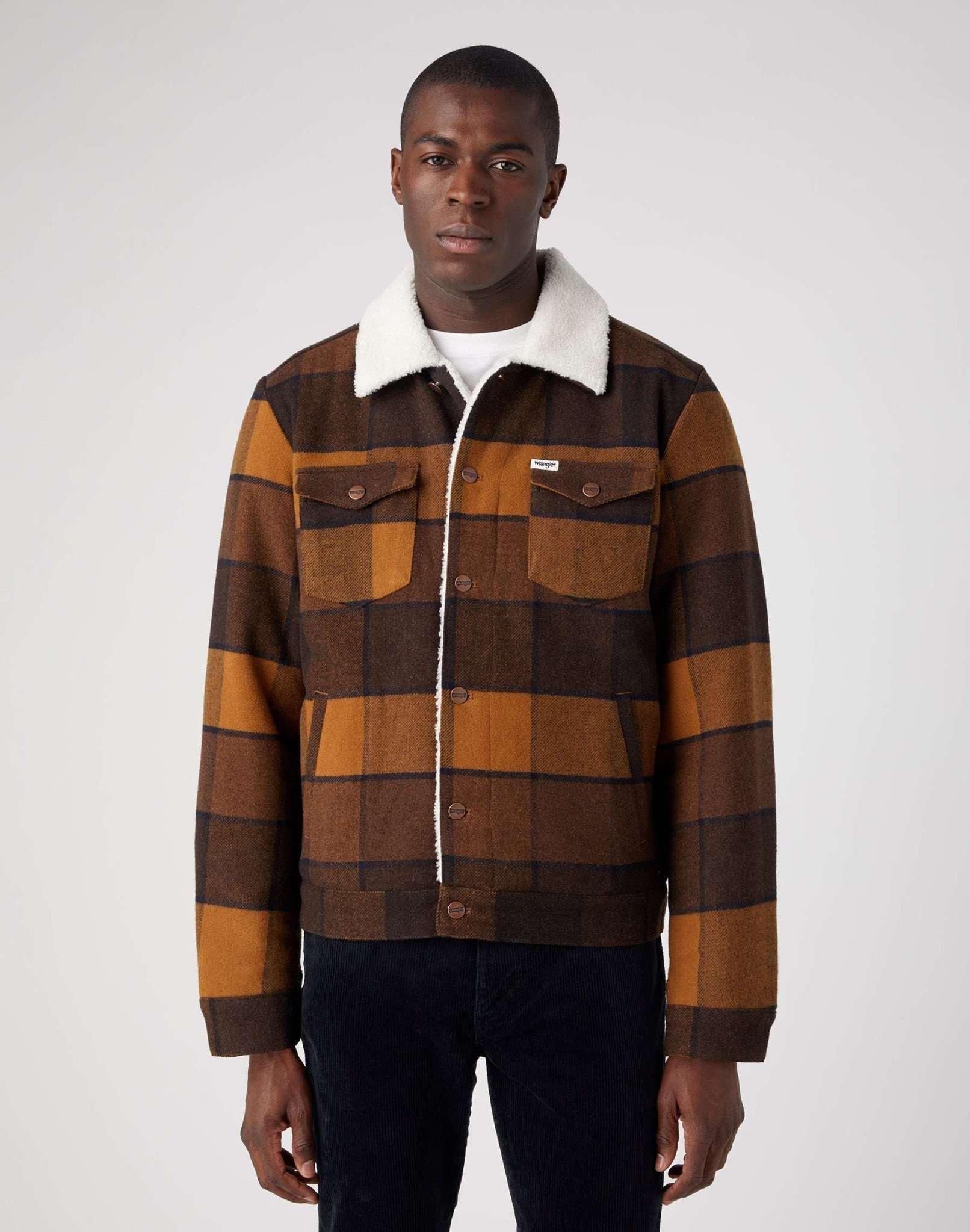 Image of Jacken Wool Trucker Jacket Unisex Gelb S