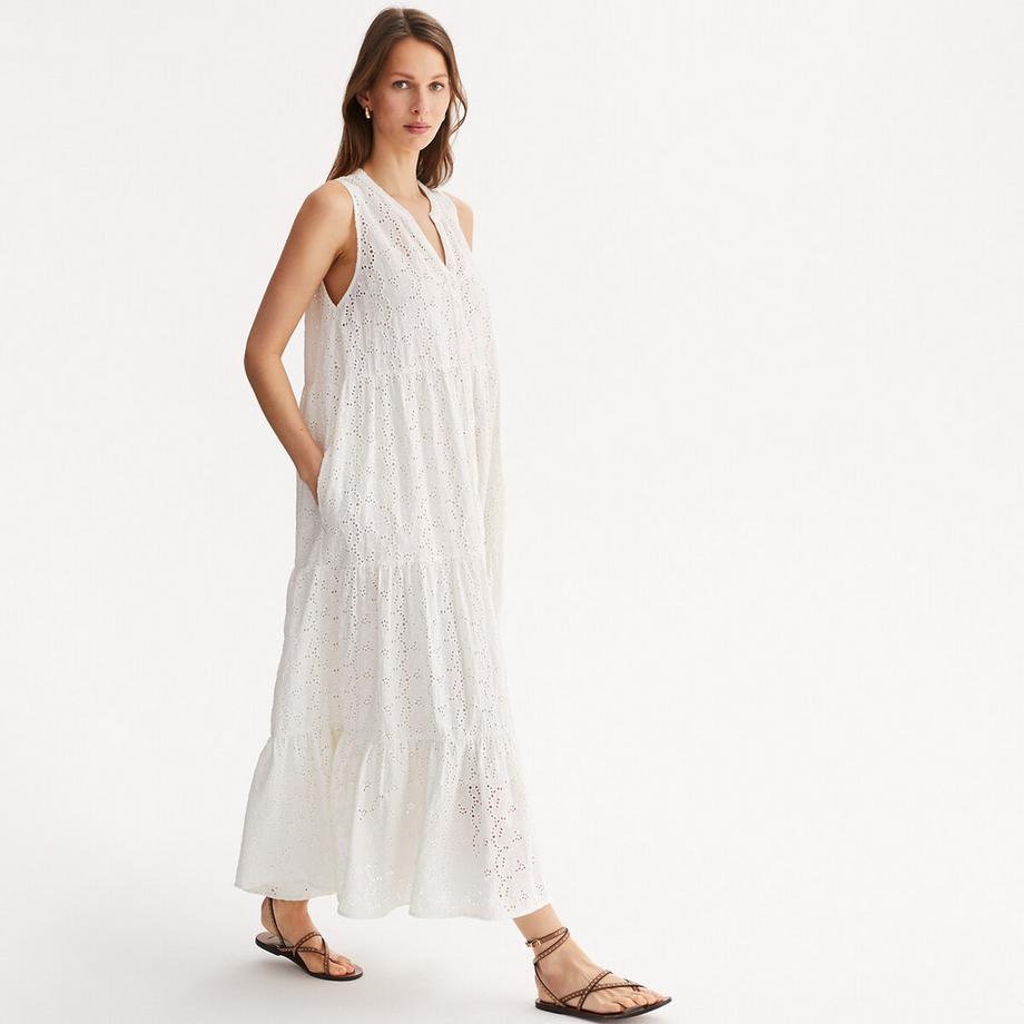 La Redoute Collections Abito lungo svasato ricamato  