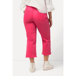 Ulla Popken  Jean Mary à base effilochée, jambe large, stretch 