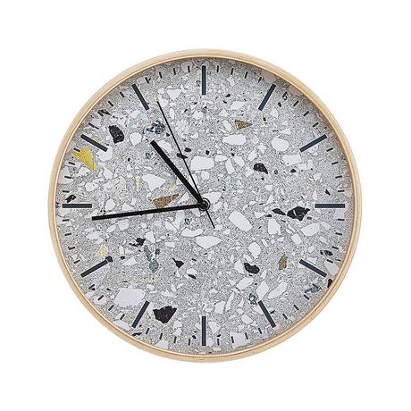 Beliani Wanduhr aus MDF-Platte Retro GORDOLA  