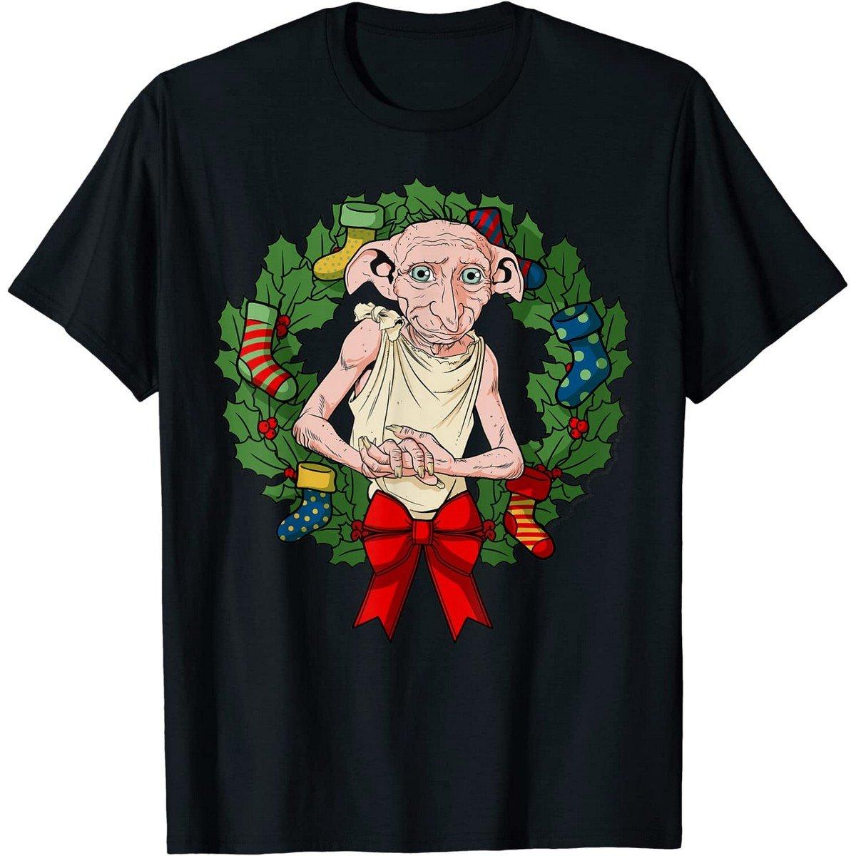 Image of Tshirt Weihnachtliches Design Herren Schwarz XXL