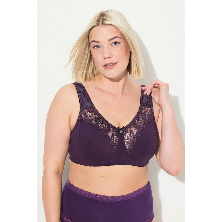 Ulla Popken Reggiseno contenitivo Kelly Pizzo senza ferretto  