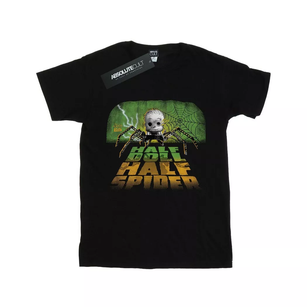 Disney - Toy Story Half Doll Spider TShirt, für Damen, Schwarz, Größe XL
