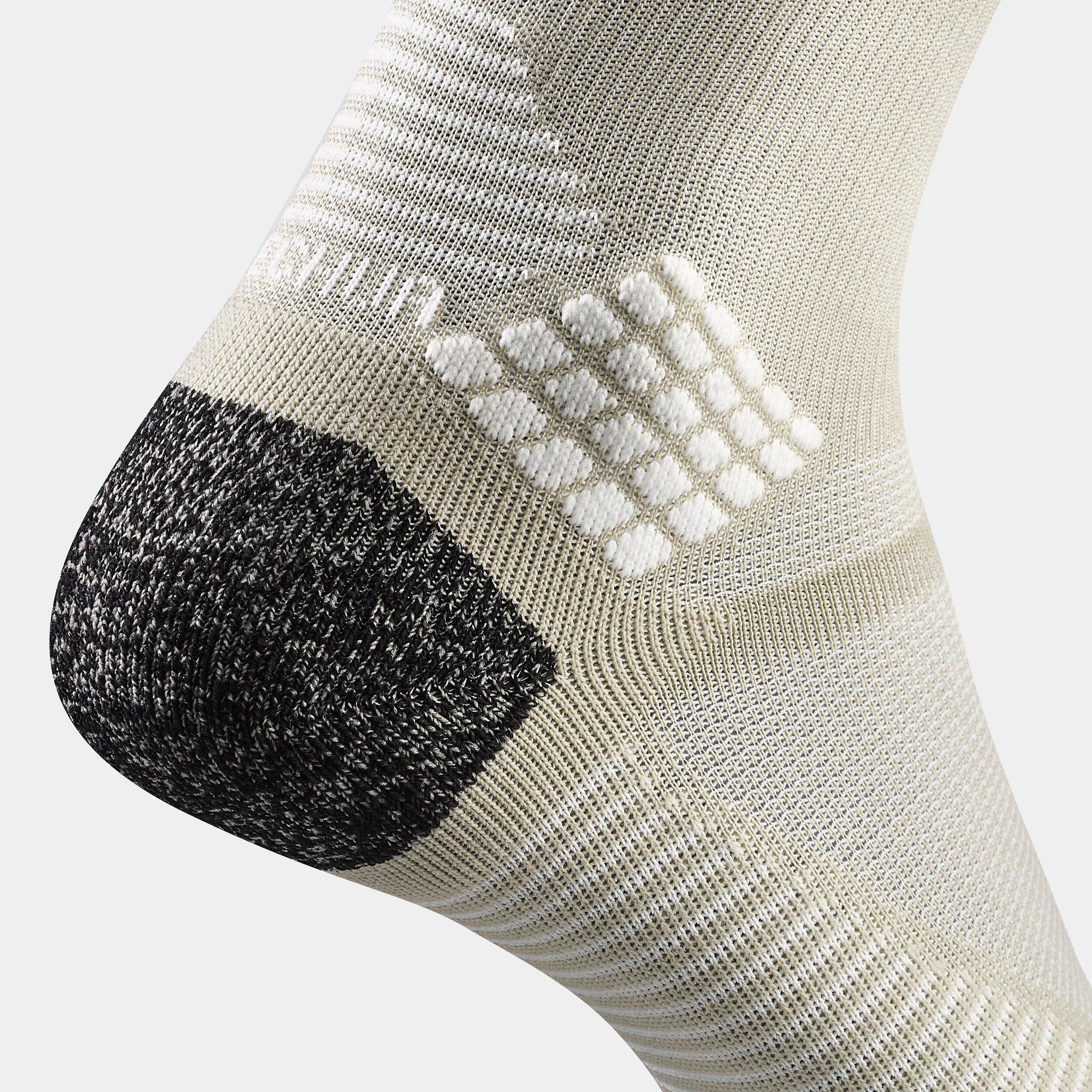 QUECHUA MH500 High Chaussettes de sport hauteur mollet  