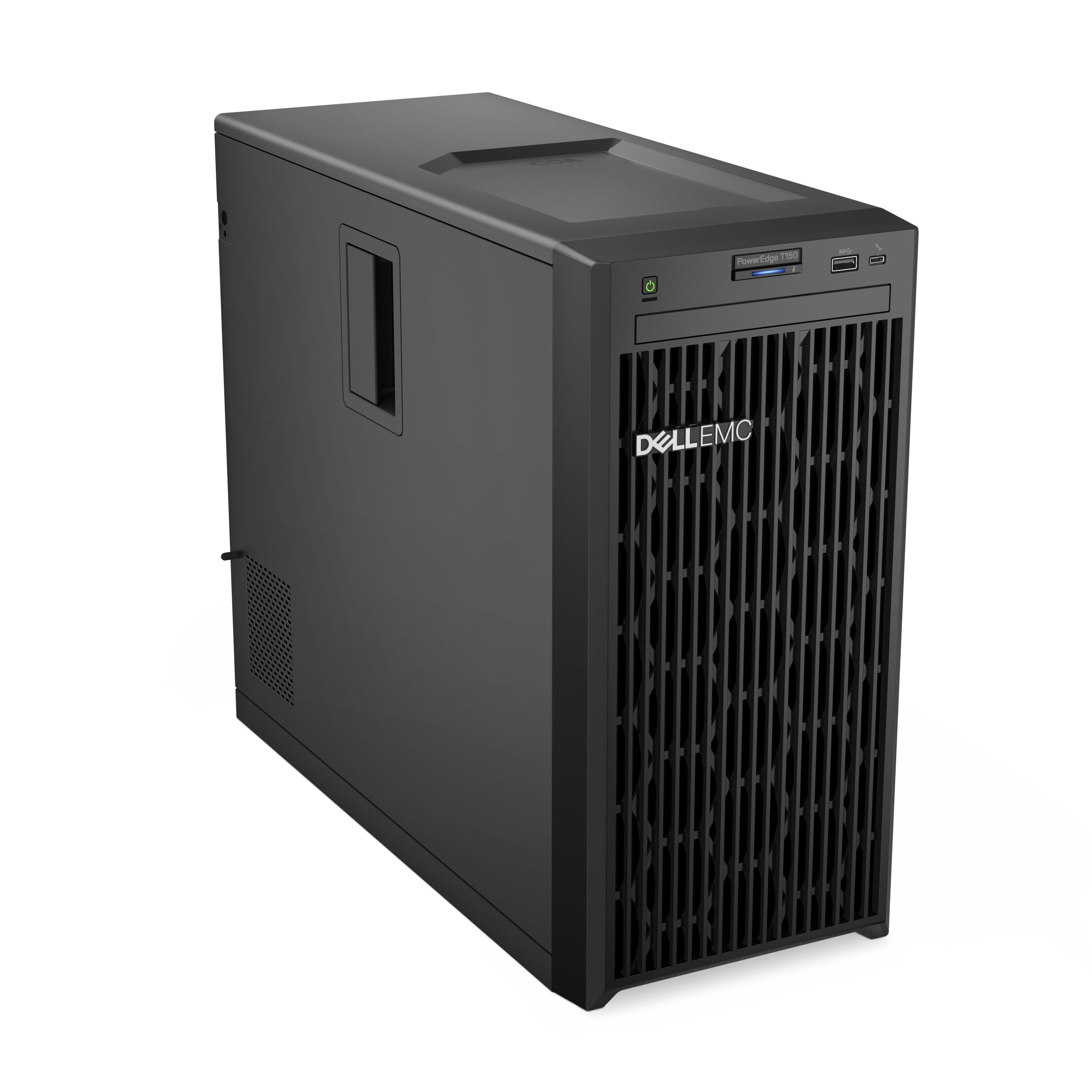 Dell  PowerEdge T150 server 2 TB Armadio (4U) Intel Xeon E E-2334 3,4 GHz 16 GB DDR4-SDRAM 300 W 