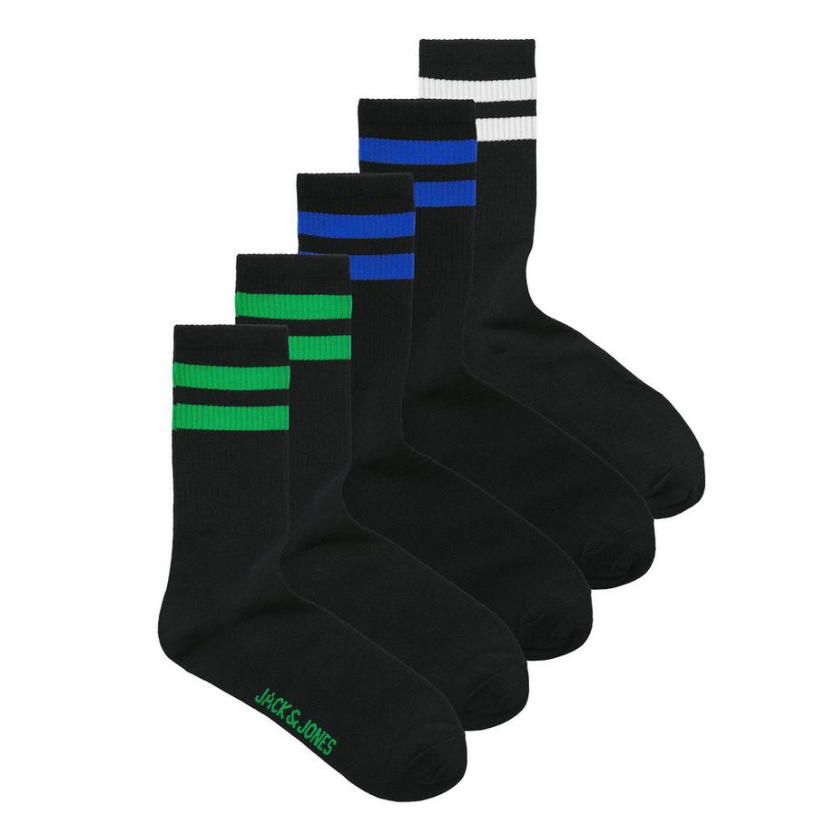 Calzini Uomini Confezione da 5 Vestibilità confortevole-JACDEHLI TENNIS SOCKS 5 PACK