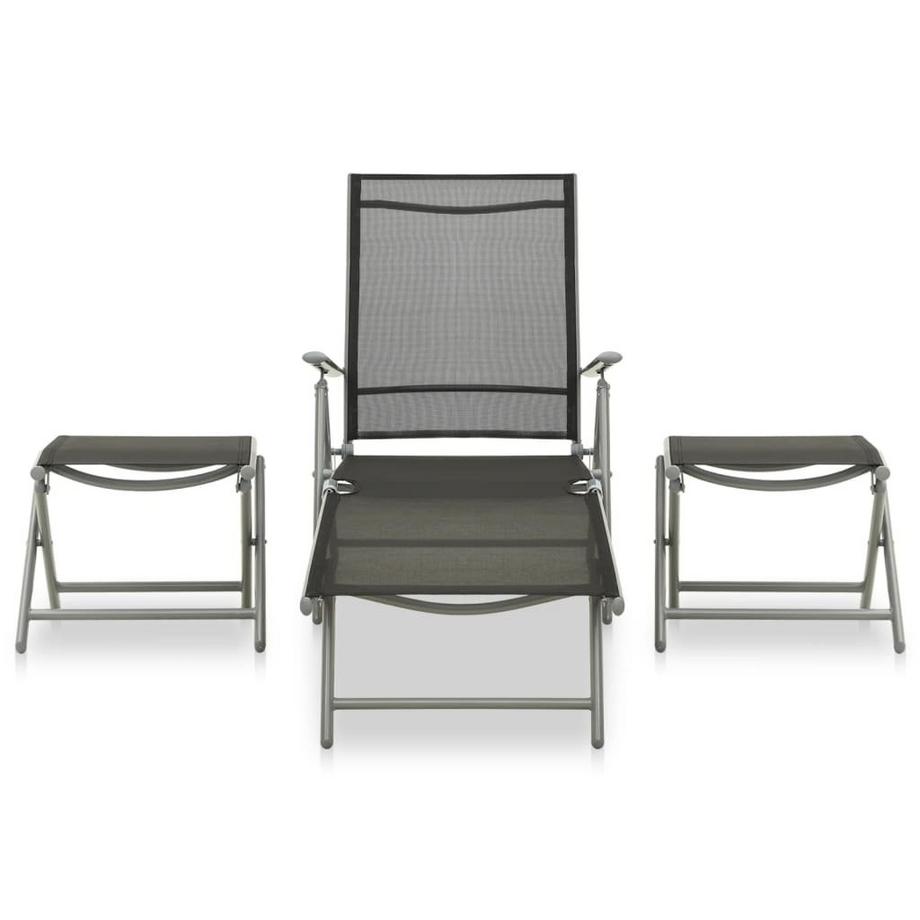 VidaXL Garten-lounge-set aluminium  