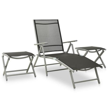 VidaXL set salotto da giardino Alluminio  