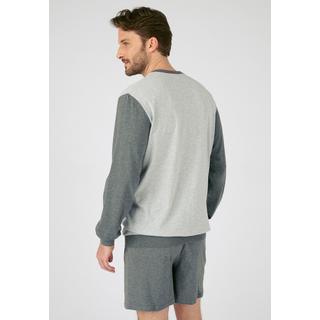 Damart  Pyjama + Shorts im Set, meliert, aus reinem, gekämmtem Baumwolljersey. 