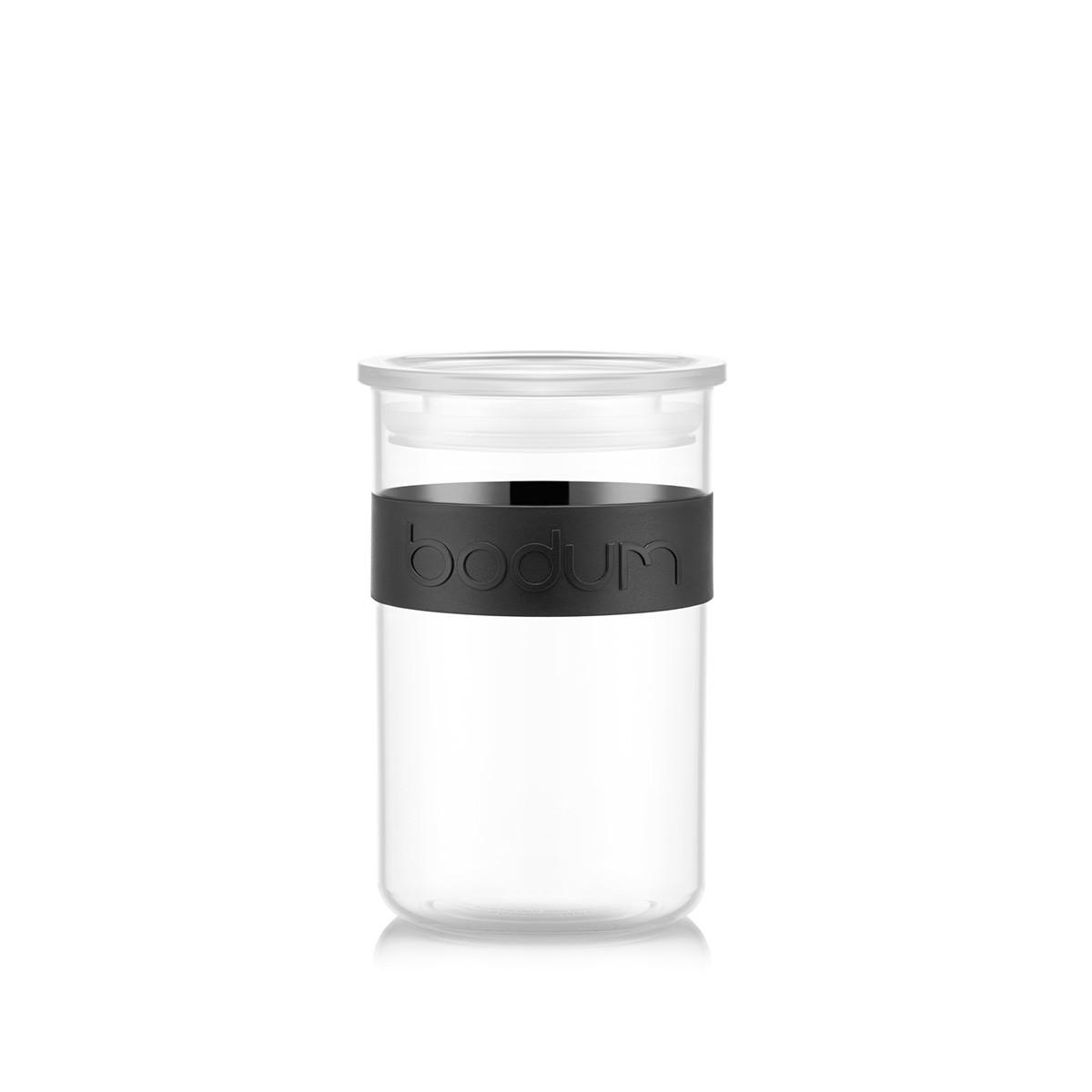 bodum Set de 2 bocaux conservation en plastique PRESSO  