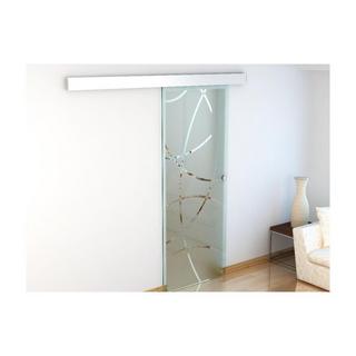 Vente-unique Porta scorrevole esterno muro H5L in Vetro temperatoHEIDI  