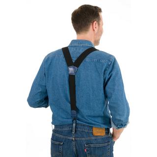 Only-bags.store Extra breite Y-förmige Hosenträger mit Karabinerhaken  