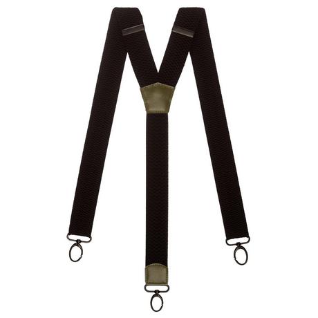 Only-bags.store Extra breite Y-förmige Hosenträger mit Karabinerhaken  