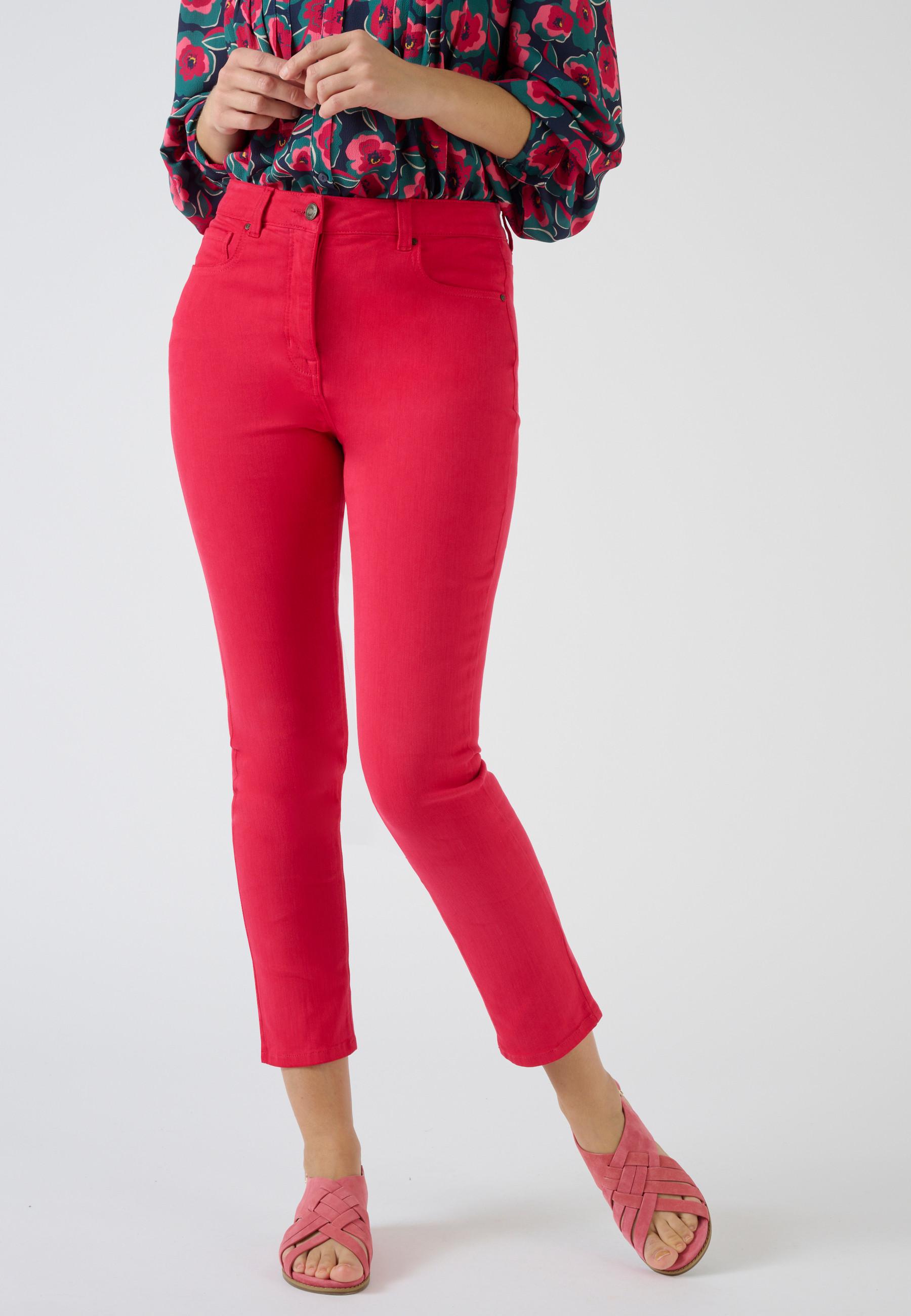 Image of 7/8-slim-jeans, Perfect Fit By . Damen Rosa 42