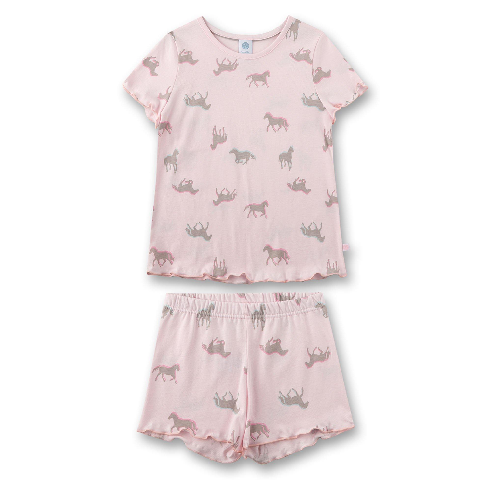 Image of Pyjama Bequem Sitzend Mädchen Rosa 104