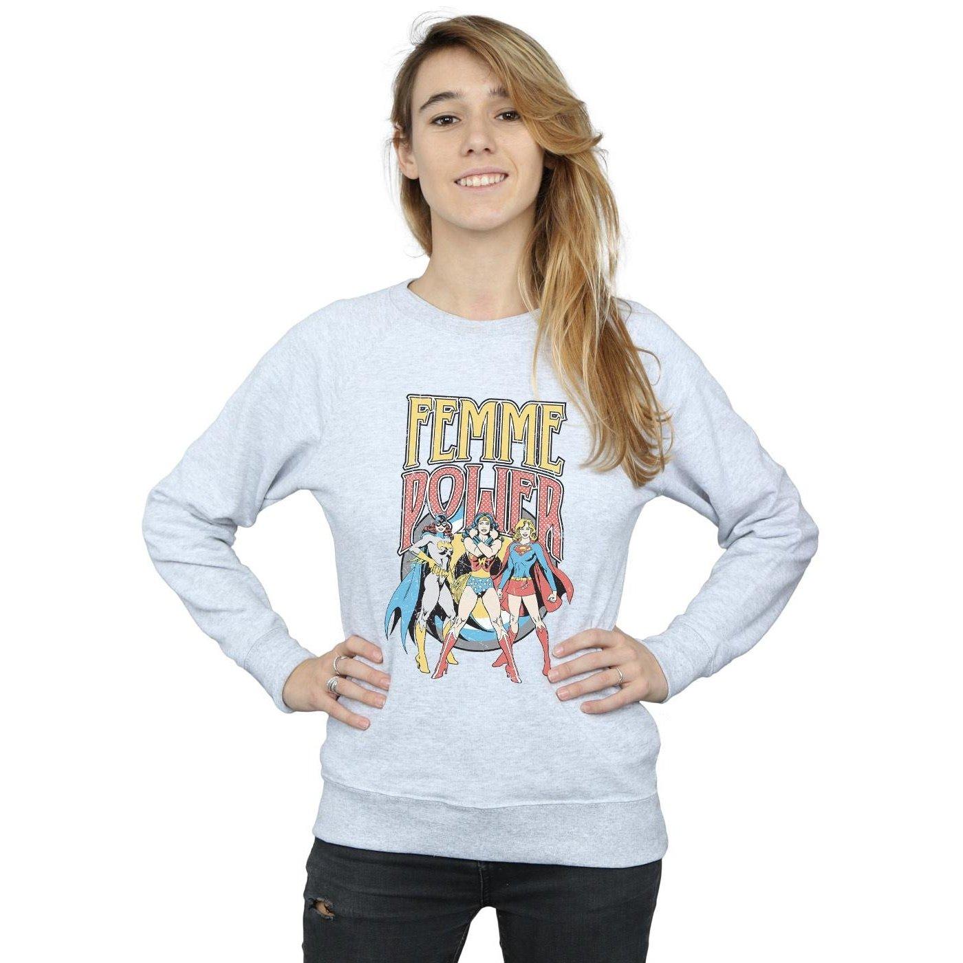 DC COMICS  Femme Power Sweatshirt 