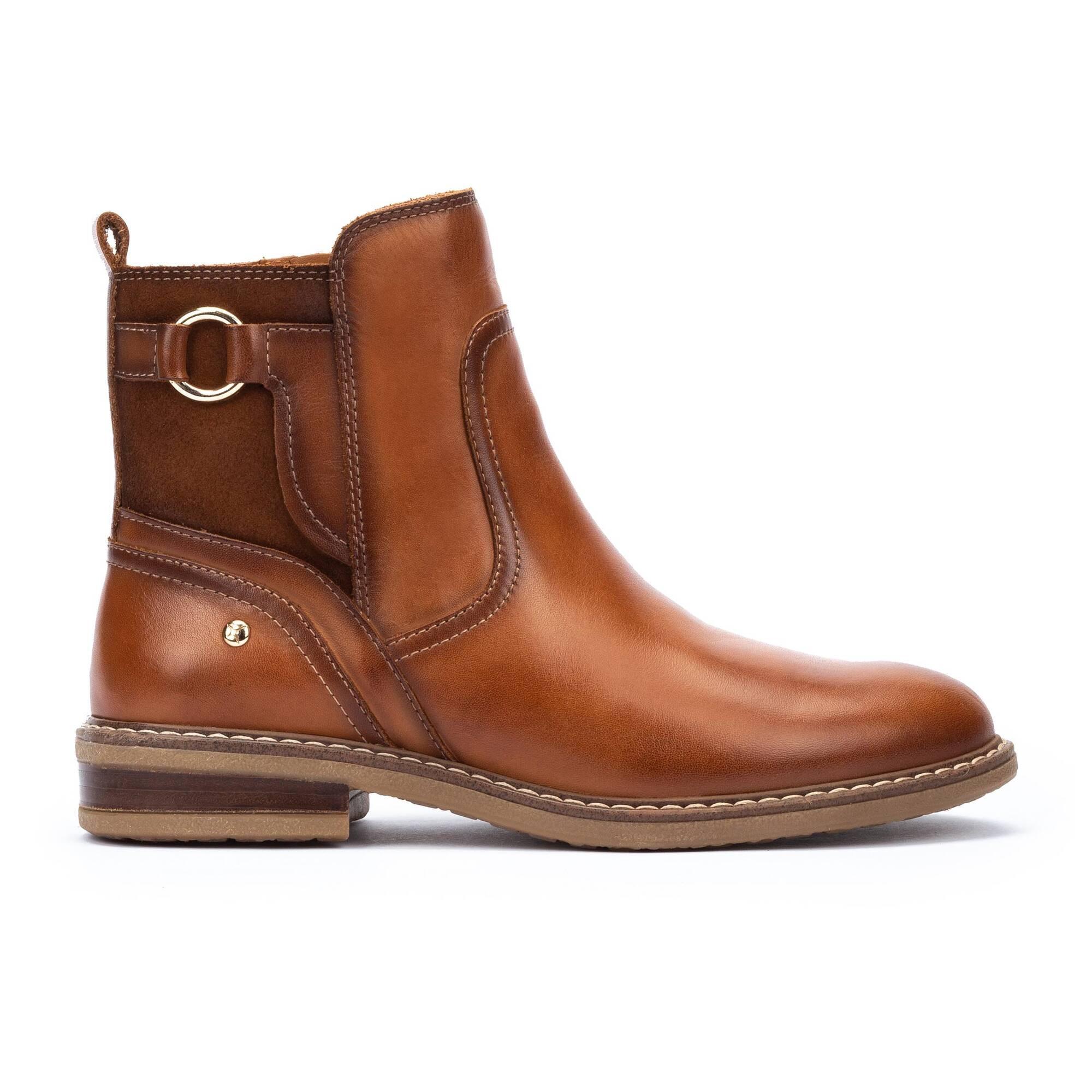 Image of Aldaya - Leder Stiefelette Damen Braun 39