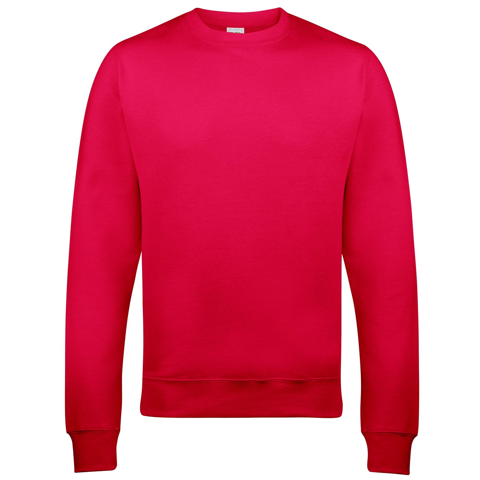 Image of Just Hoods Sweatshirt Mit Rundhalsausschnitt Damen Rot Bunt M