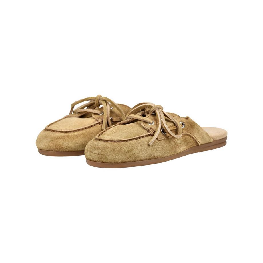 Pavement Mules avec Détail de Lacets  
