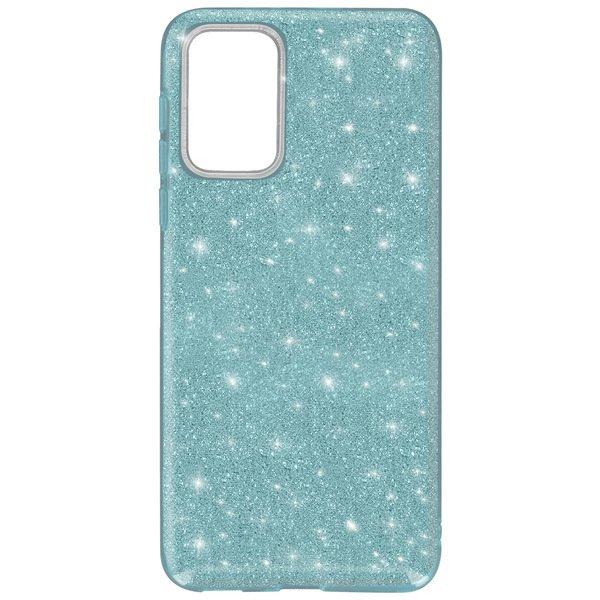 Avizar  Cover Samsung A52 Paillette Blu 