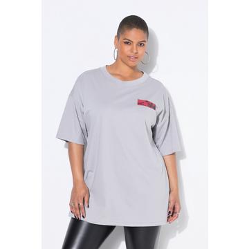 T-shirt dal taglio oversize con palme e mezze maniche