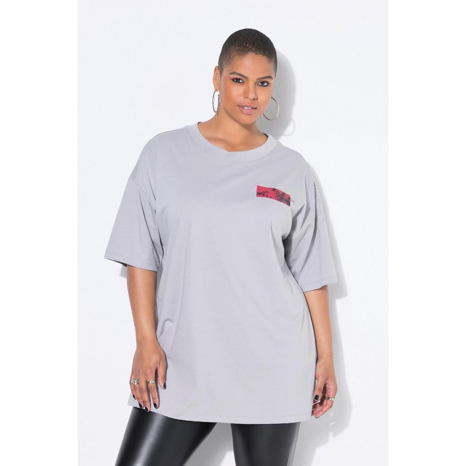 Studio Untold T-shirt oversize stampa palme mezze maniche  