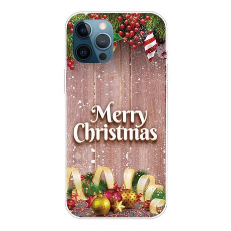 Cover-Discount  iPhone 14 Pro Max - Silikon Case Merry Christmas 