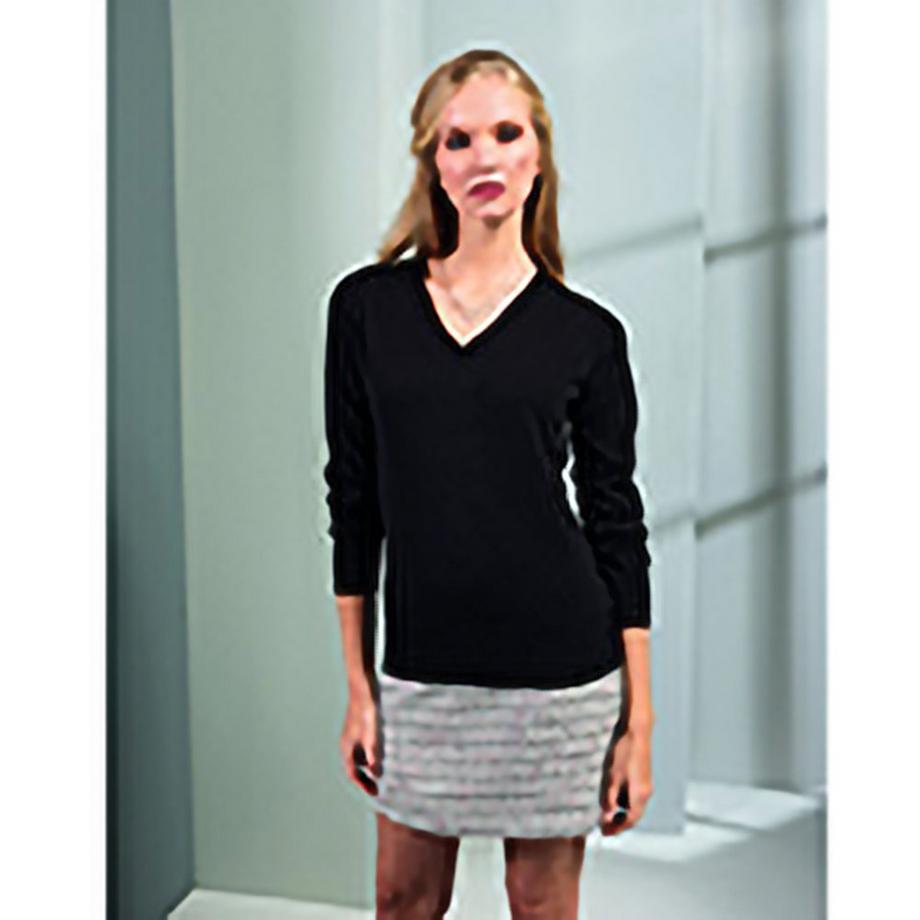 PREMIER Pull Tricot Col V  