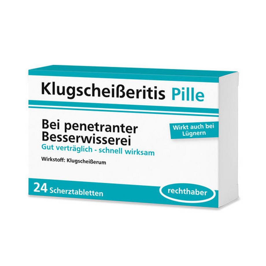 Klugscheisseritis Pille - 24 Schokolinsen