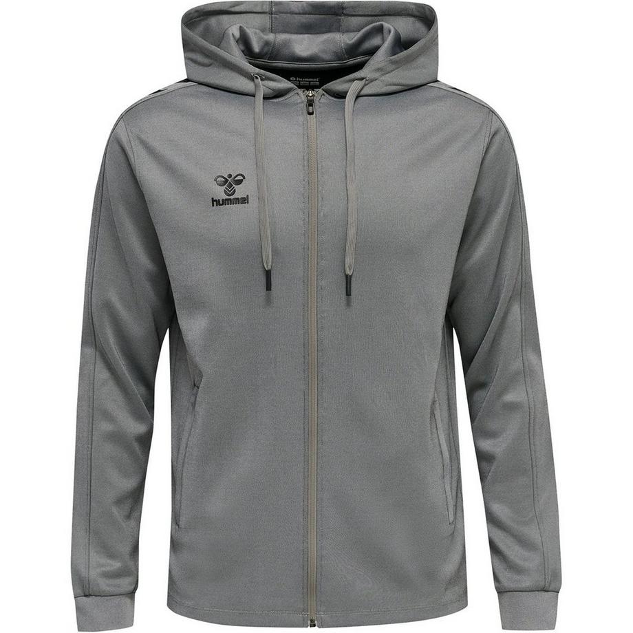 felpa con cappuccio zip