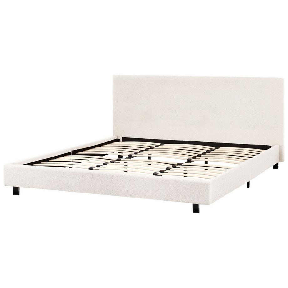 Beliani Letto en Bouclé Cottage ALBI  