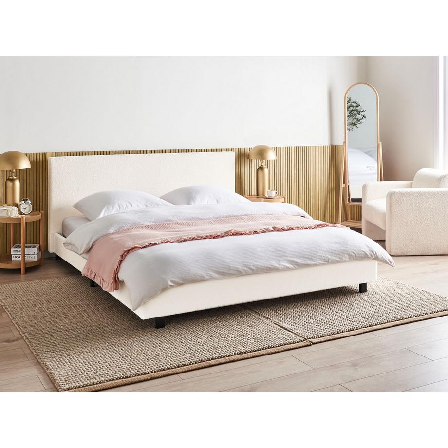 Beliani Letto en Bouclé Cottage ALBI  