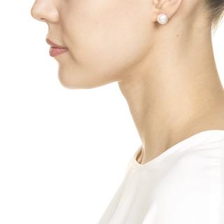 Heideman  Perlohrstecker 10mm silberfarben poliert 